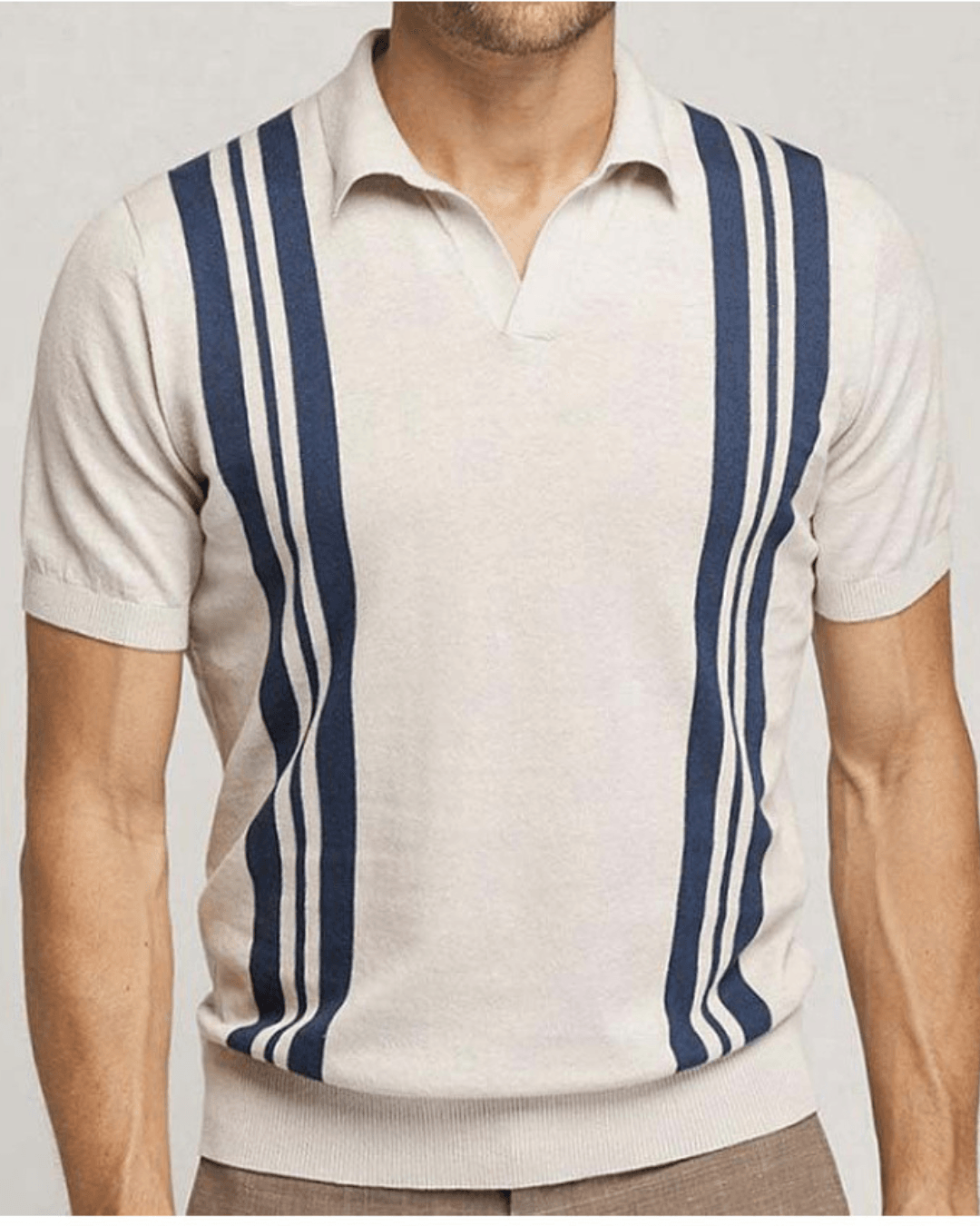 Summer Striped Polo