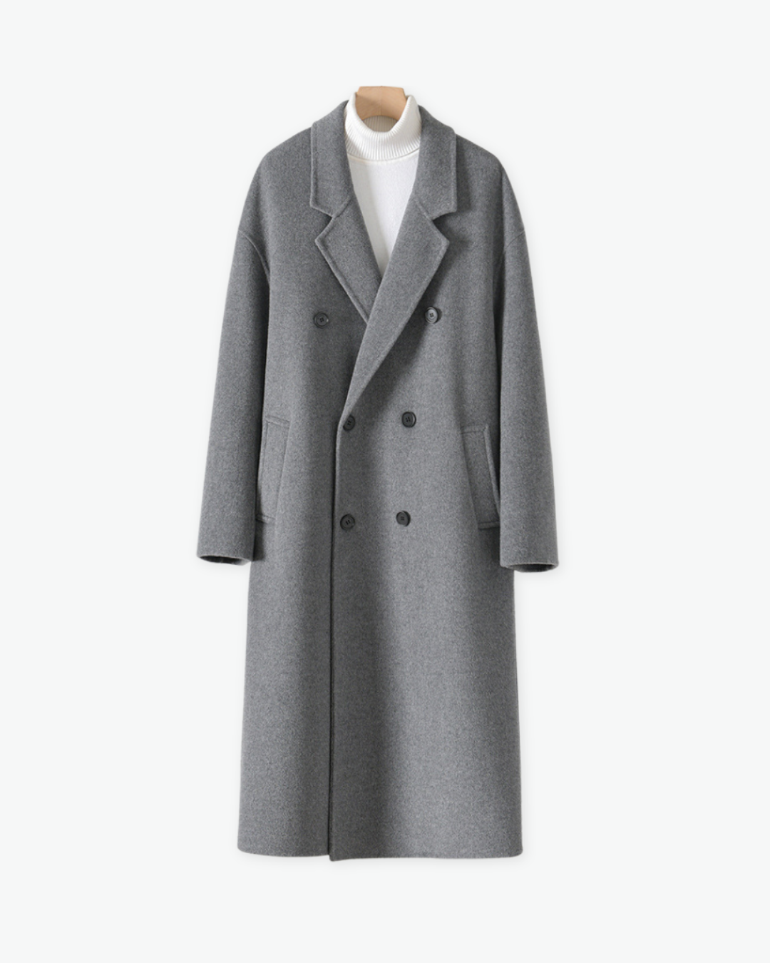 Pure Wool Long Coat