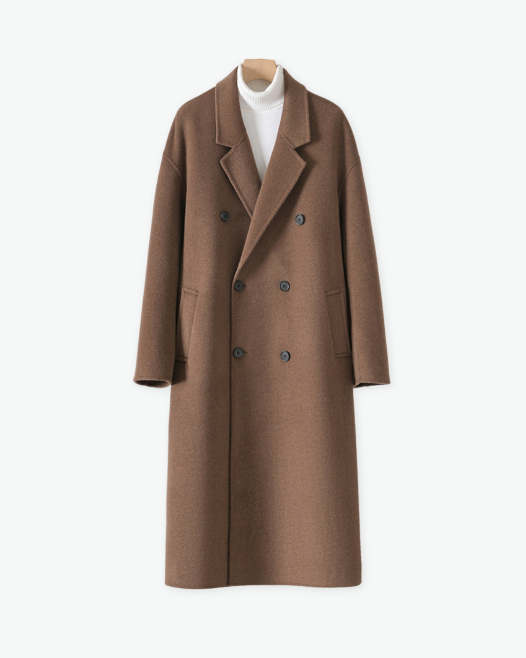 Pure Wool Long Coat