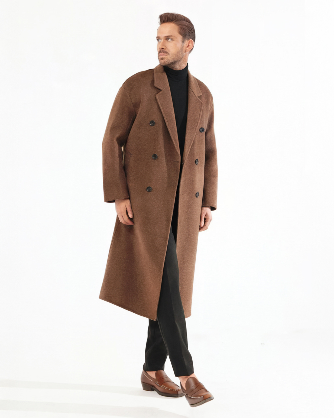 Pure Wool Long Coat