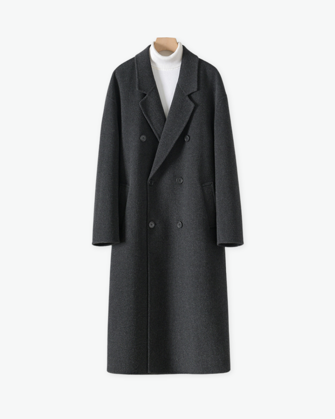 Pure Wool Long Coat