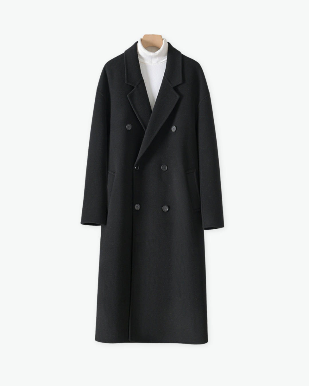 Pure Wool Long Coat