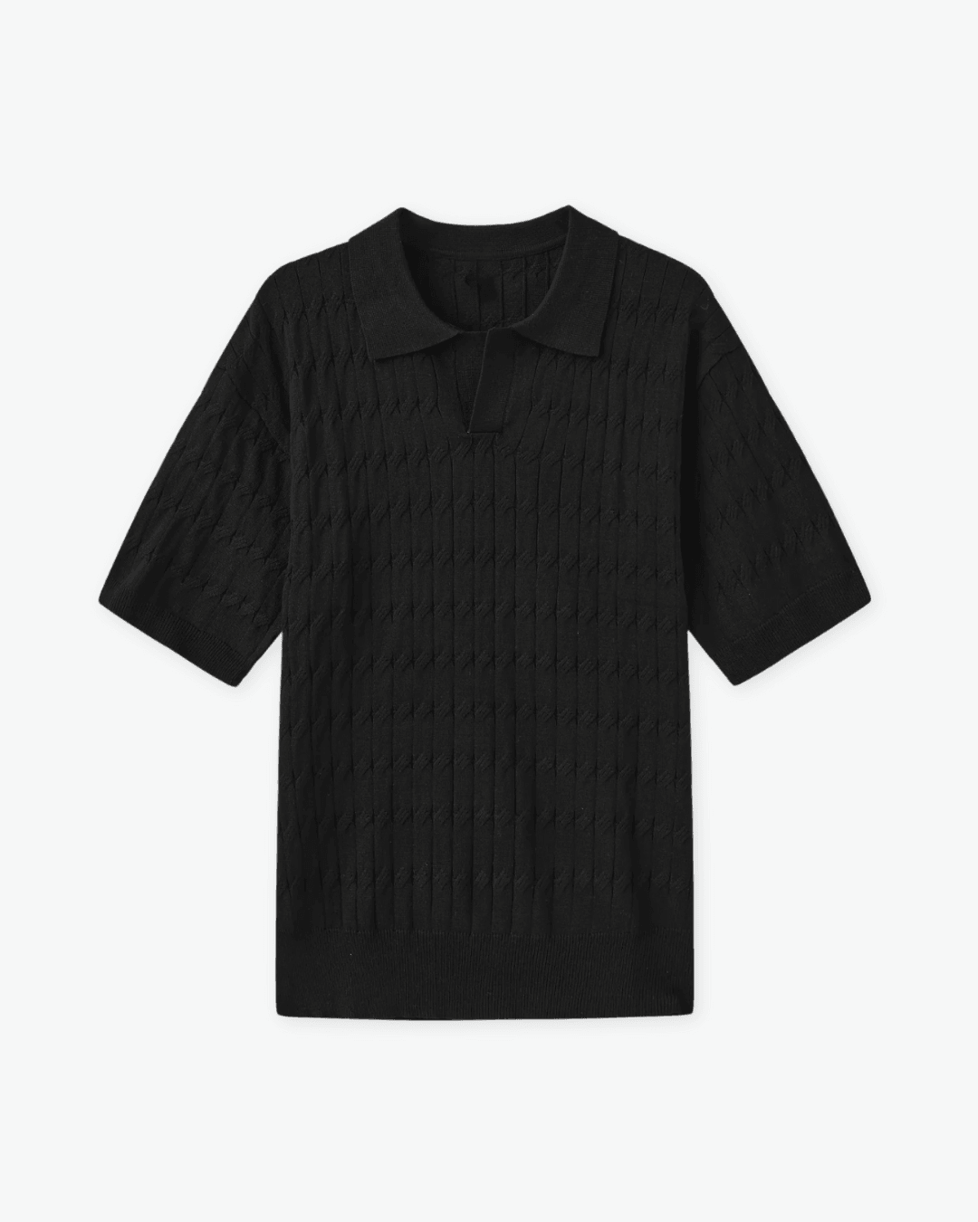 Knitted Polo T-Shirt