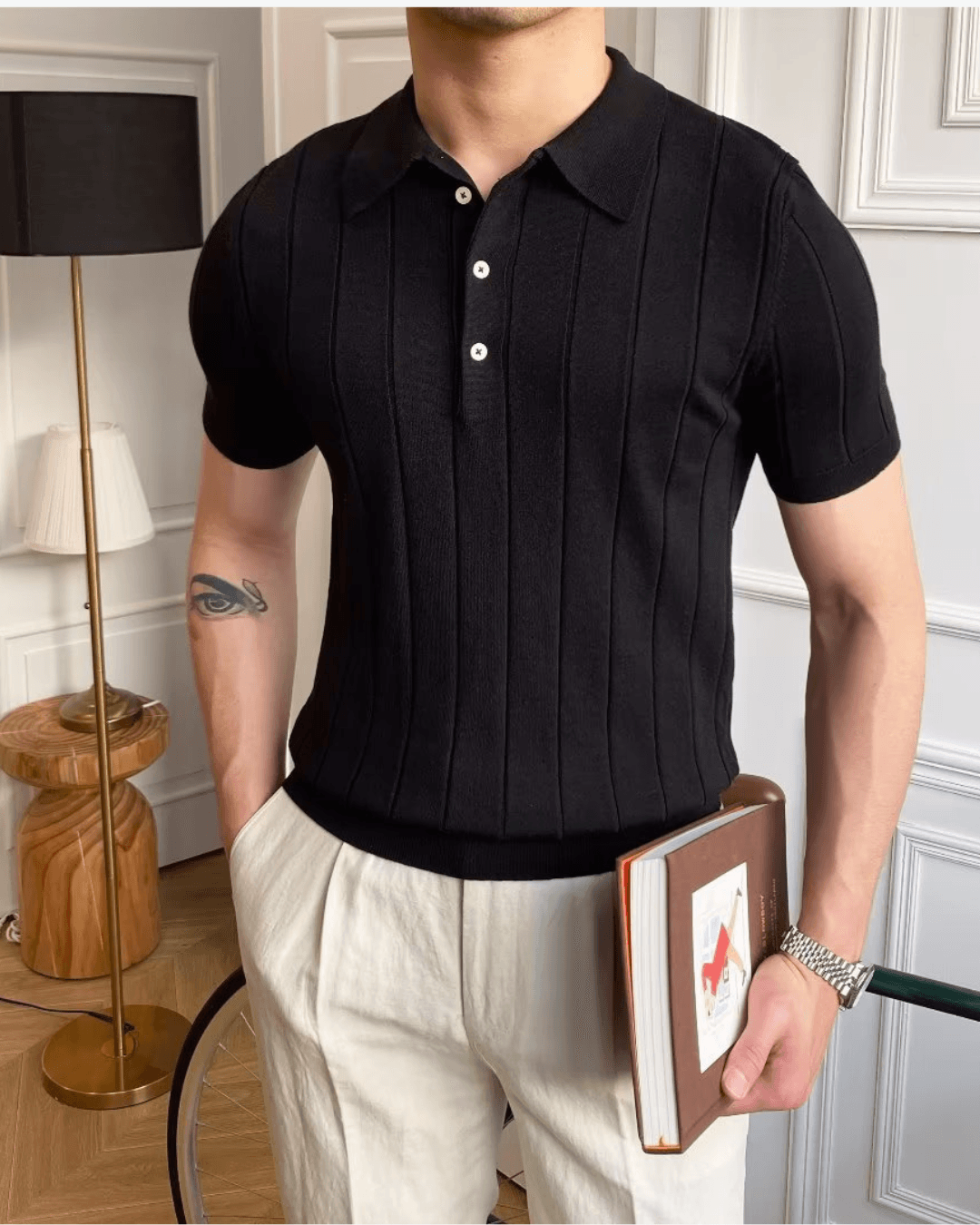 Cannes Ribbed Polo